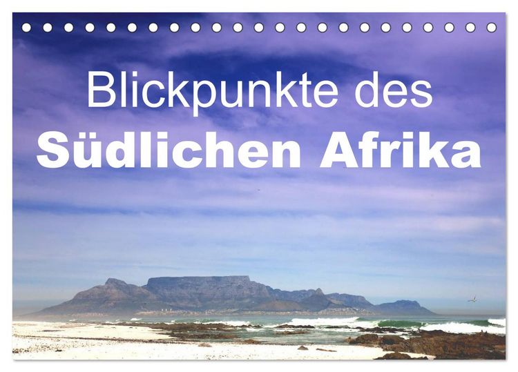 Produktbild: Blickpunkte des S&uuml;dlichen Afrika (Tischkalender 2026 DIN A5 quer), CALVENDO Monatskalender