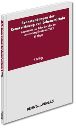 Produktbild: Beanstandungen der Kennzeichnung von Lebensmitteln