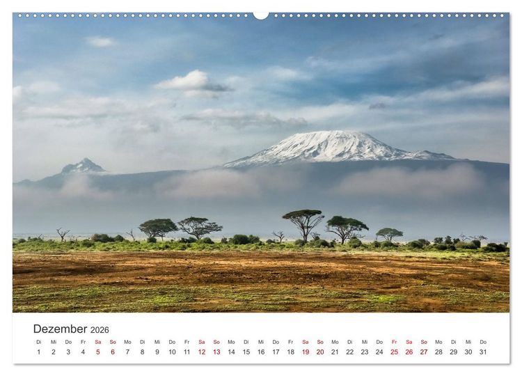 Produktbild: Kenia - Eine Safari durch unber&uuml;hrte Natur. (hochwertiger Premium Wandkalender 2026 DIN A2 quer), Kunstdruck in Hochglanz