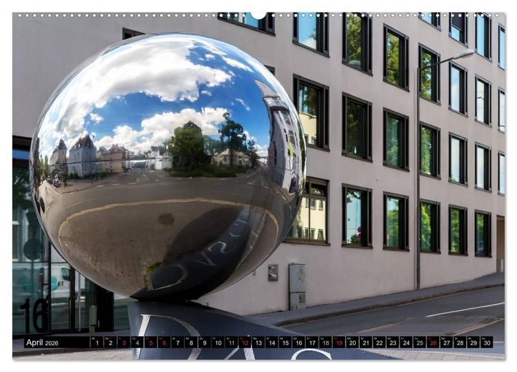 Produktbild: Herforder Ansichten (hochwertiger Premium Wandkalender 2026 DIN A2 quer), Kunstdruck in Hochglanz