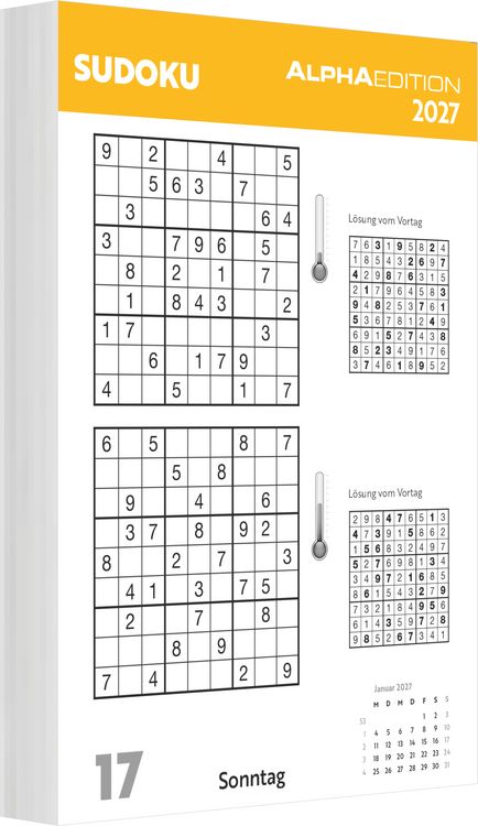 Produktbild: Das t&auml;gliche Sudoku 2027