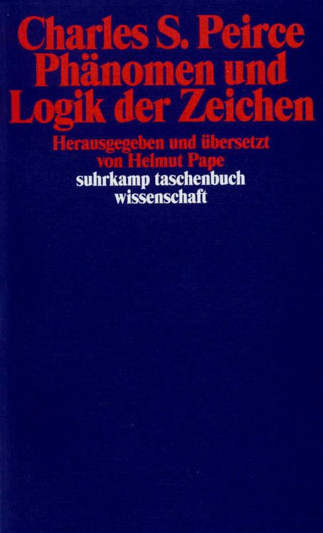 Produktbild: Ph&auml;nomen und Logik der Zeichen