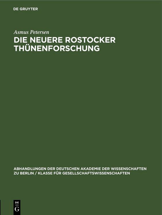 Produktbild: Die neuere Rostocker Th&uuml;nenforschung