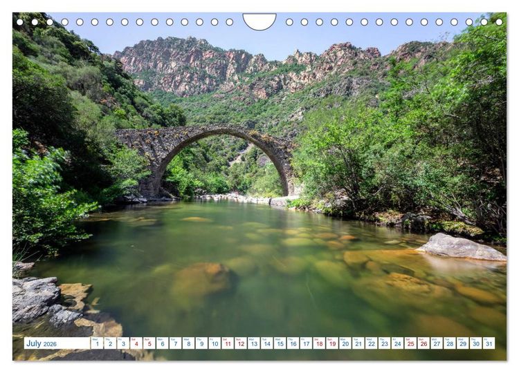 Produktbild: Corsica (Wall Calendar 2026 DIN A4 landscape), CALVENDO 12 Month Wall Calendar