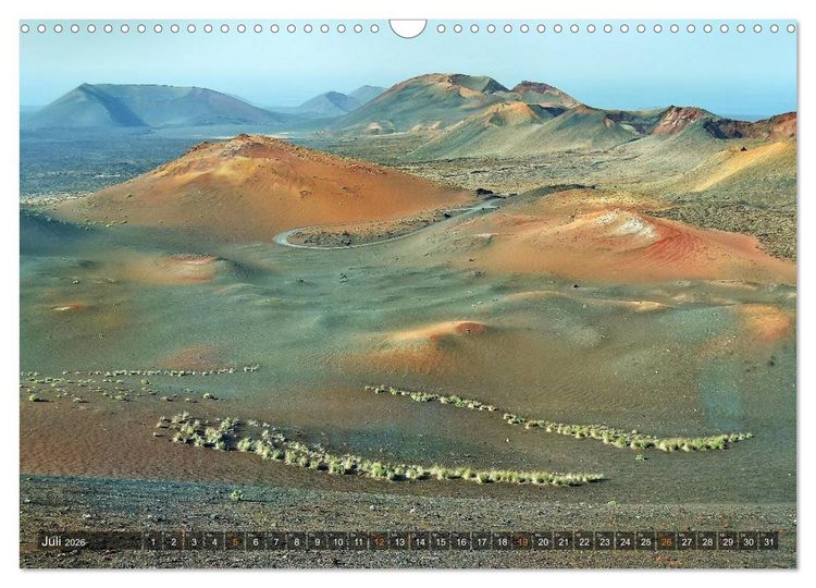Produktbild: Lanzarote. Wunderwelt der Feuerberge (Wandkalender 2026 DIN A3 quer), CALVENDO Monatskalender