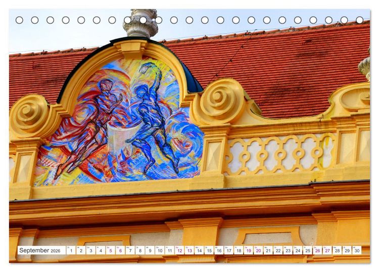 Produktbild: Ansichten vom Stift in Melk (Tischkalender 2026 DIN A5 quer), CALVENDO Monatskalender