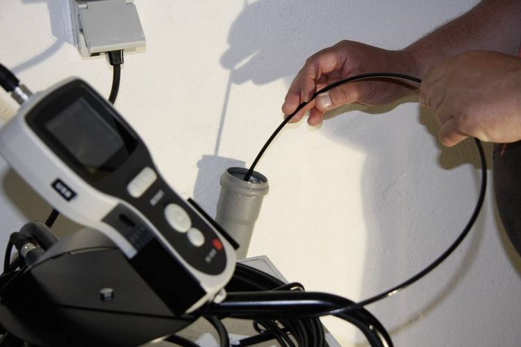 Produktbild: VOLTCRAFT Endoskop-Sonde Sonden-&Oslash; 28mm 10m Wasserdicht, LED-Beleuchtung