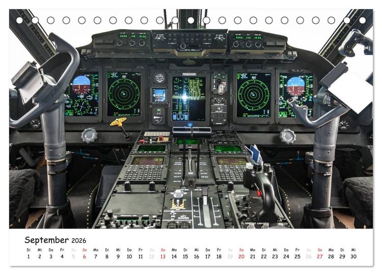 Produktbild: Flight deck - das beste B&uuml;ro (Tischkalender 2026 DIN A5 quer), CALVENDO Monatskalender