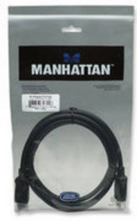 Produktbild: Manhattan DisplayPort Anschlusskabel DisplayPort Stecker, DisplayPort Stecker 2.00 m Schwarz 307116-CG DisplayPort-Kabel