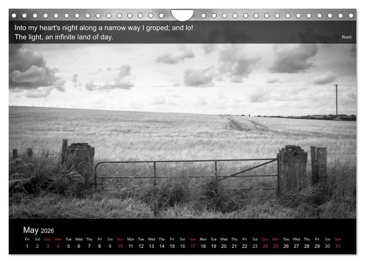 Produktbild: Through the Gate with Rumi (Wall Calendar 2026 DIN A4 landscape), CALVENDO 12 Month Wall Calendar