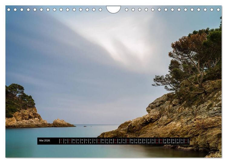 Produktbild: Costa Brava &ndash; inklusive Barcelona (Wandkalender 2026 DIN A4 quer), CALVENDO Monatskalender