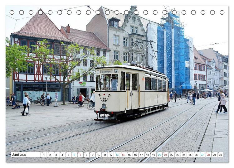 Produktbild: Tram historisch (Tischkalender 2026 DIN A5 quer), CALVENDO Monatskalender