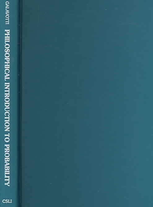 Produktbild: A Philosophical Introduction to Probability