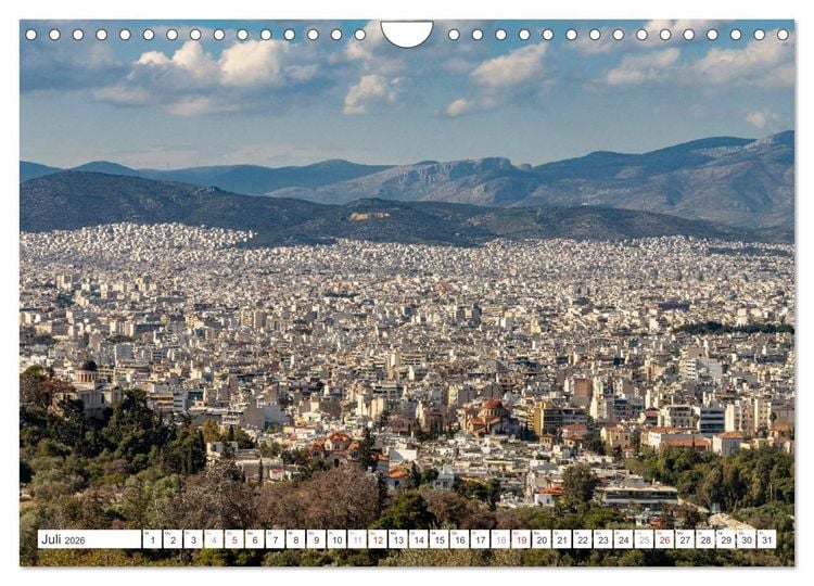 Produktbild: Griechenland - Athen (Wandkalender 2026 DIN A4 quer), CALVENDO Monatskalender