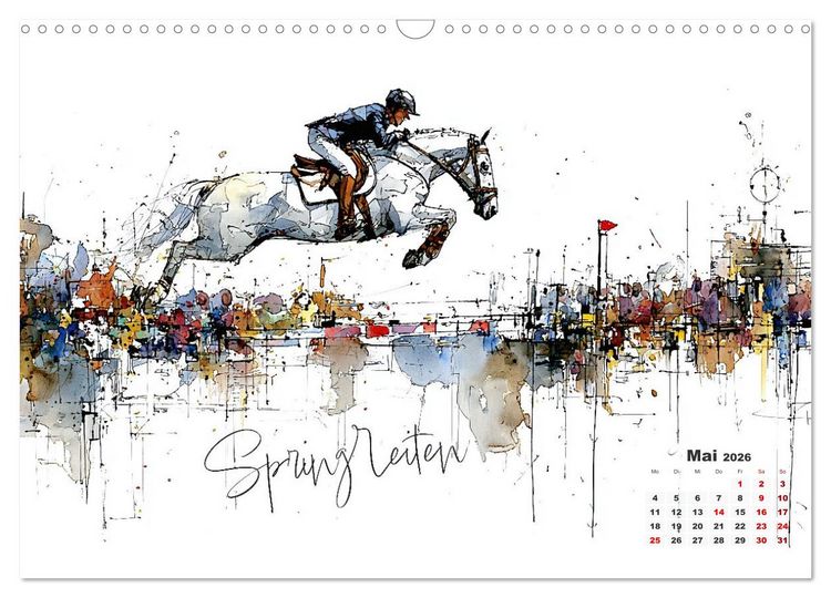 Produktbild: Olympische Luftspr&uuml;nge (Wandkalender 2026 DIN A3 quer), CALVENDO Monatskalender