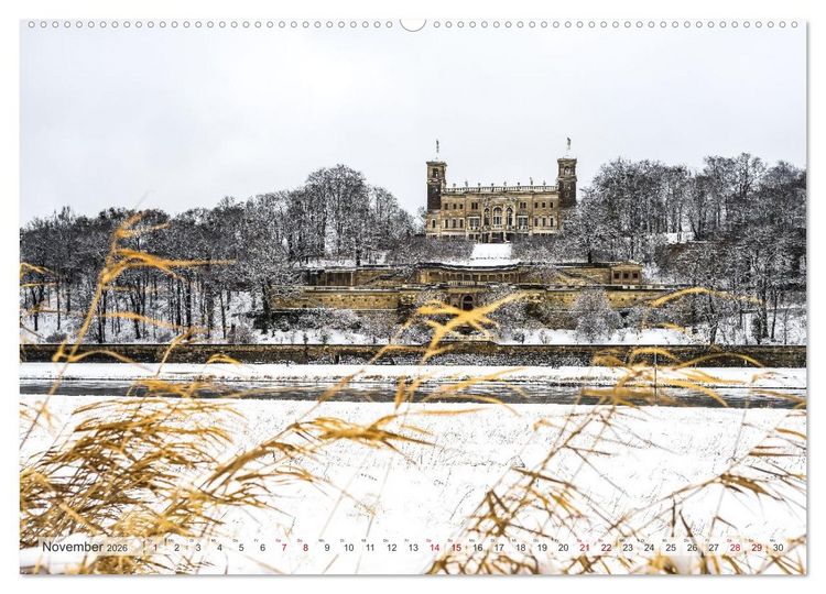 Produktbild: Dresden - zeitlose Sch&ouml;nheit (hochwertiger Premium Wandkalender 2026 DIN A2 quer), Kunstdruck in Hochglanz