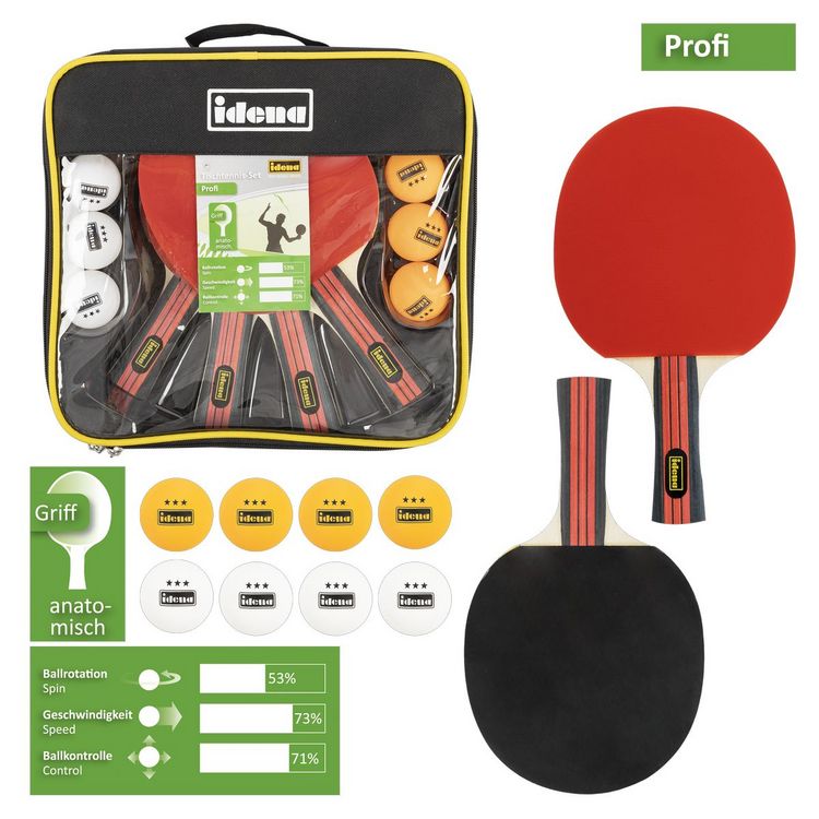Produktbild: Idena Set Tischtennis Profi 13-teilig