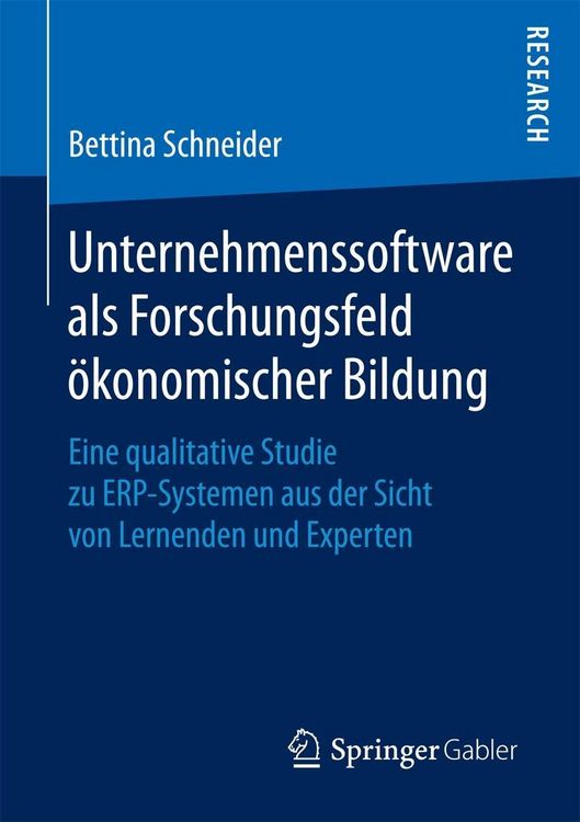 Produktbild: Unternehmenssoftware als Forschungsfeld &ouml;konomischer Bildung