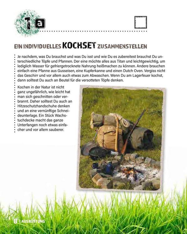 Produktbild: Die Bucket List f&uuml;r echte Bushcrafter