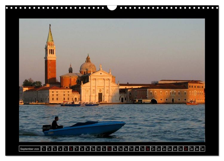 Produktbild: Romantisches Fernweh - Venedig (Wandkalender 2026 DIN A3 quer), CALVENDO Monatskalender