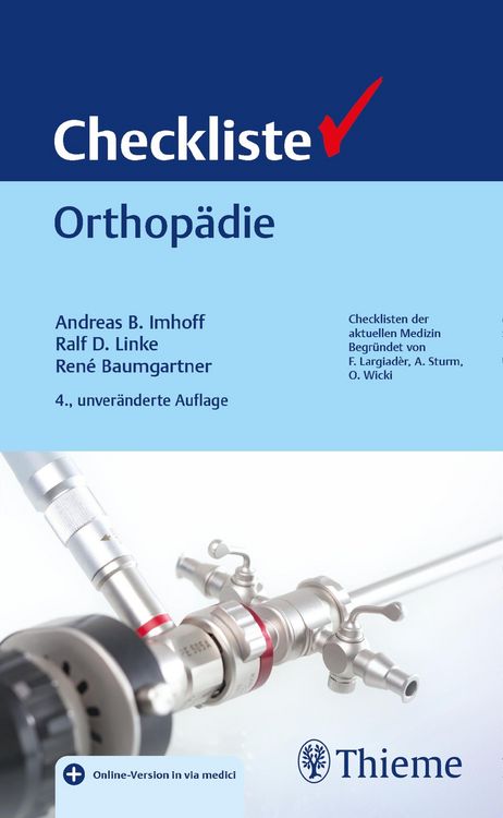 Produktbild: Checkliste Orthop&auml;die
