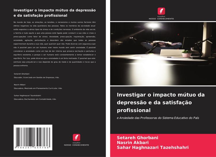 Produktbild: Investigar o impacto m&uacute;tuo da depress&atilde;o e da satisfa&ccedil;&atilde;o profissional