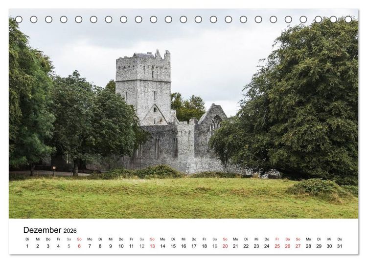 Produktbild: Irland wie gemalt (Tischkalender 2026 DIN A5 quer), CALVENDO Monatskalender