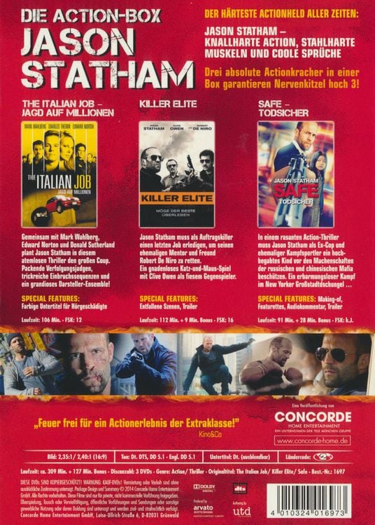 Produktbild: Jason Statham - Die Action-Box [3 DVDs]