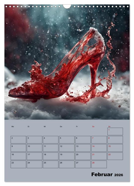 Produktbild: Verzaubert durch High Heels &ndash; Ein Kalender f&uuml;r Schuhliebhaber (Wandkalender 2026 DIN A3 hoch), CALVENDO Monatskalender