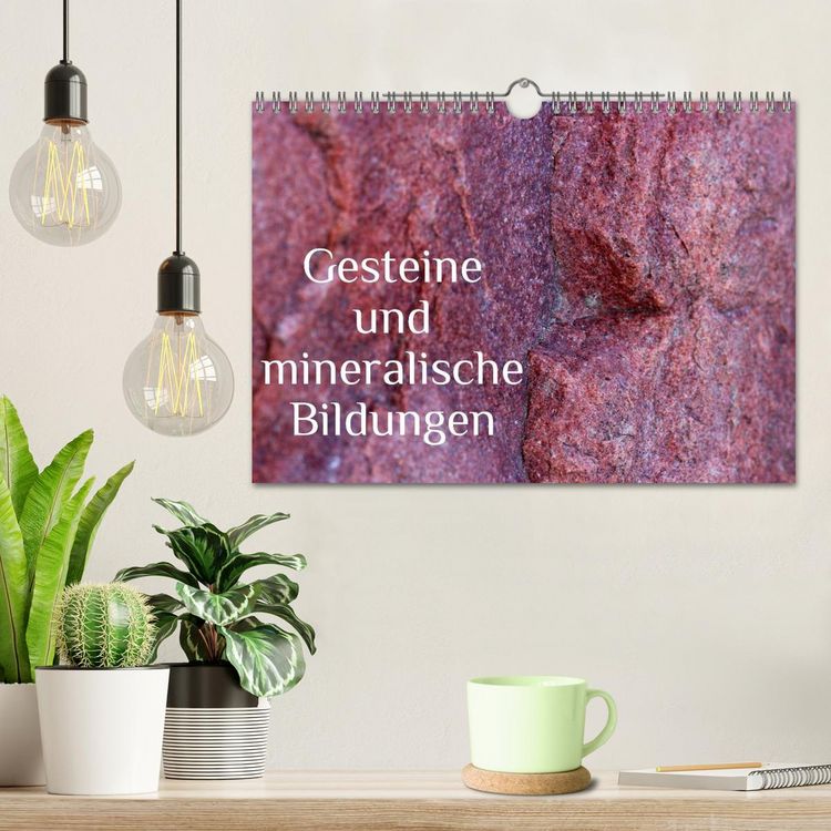 Produktbild: Gesteine und mineralische Bildungen (Wandkalender 2026 DIN A4 quer), CALVENDO Monatskalender