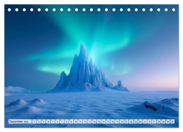 Produktbild: Fabelhafte Orte &ndash; Landschaften aus M&auml;rchen und Sagen (Tischkalender 2026 DIN A5 quer), CALVENDO Monatskalender