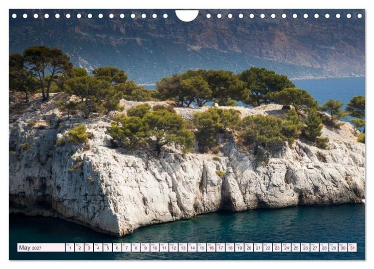 Produktbild: C&ocirc;te d'Azur Highlights on the French Mediterranean Coast (Wall Calendar 2027 DIN A4 landscape), CALVENDO 12 Month Wall Calendar