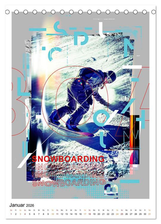 Produktbild: Sport im Focus (Tischkalender 2026 DIN A5 hoch), CALVENDO Monatskalender