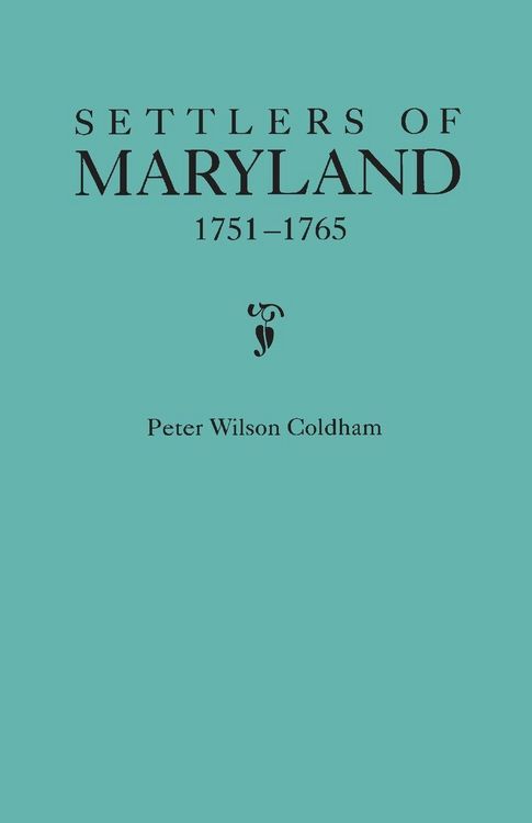 Produktbild: Settlers of Maryland, 1751-1765