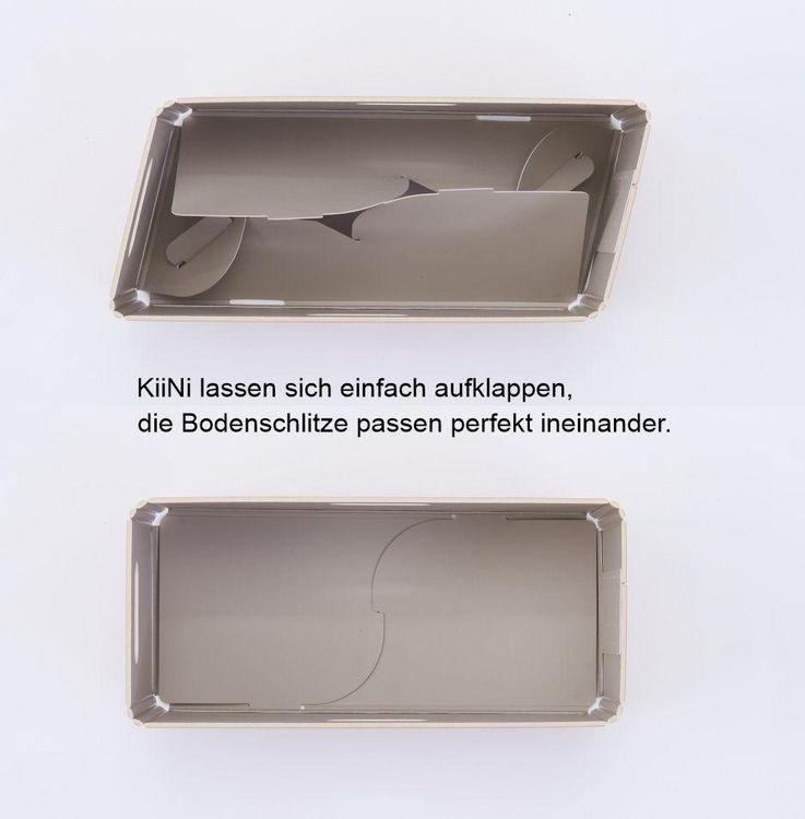 Produktbild: KiiNi S Long Hellbraun &ndash; Stehsammler in Holzoptik