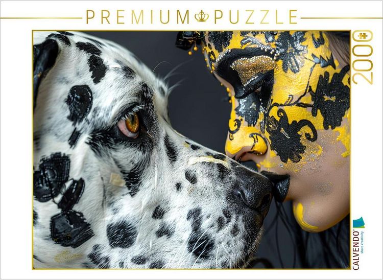 Produktbild: CALVENDO Puzzle Adele und Chicco | 2000 Teile Lege-Gr&ouml;&szlig;e 90x67cm Foto-Puzzle f&uuml;r gl&uuml;ckliche Stunden