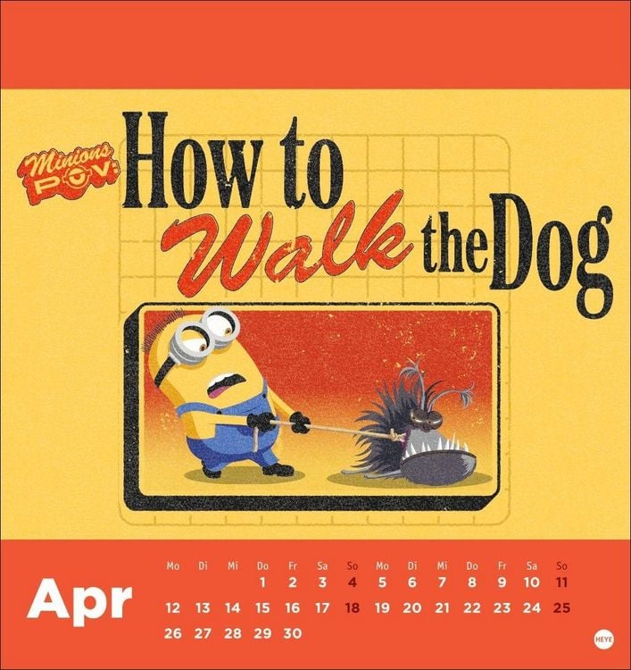 Produktbild: Minions Postkartenkalender 2027
