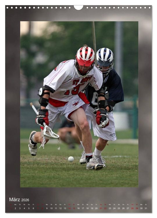 Produktbild: Teamsport - LACROSSE (Wandkalender 2026 DIN A3 hoch), CALVENDO Monatskalender