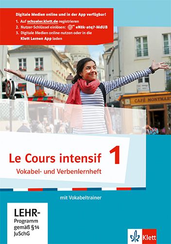 Produktbild: Cours intensif 1. Französisch als 3. Fremdsprache. Vokabel- und Verbenlernheft mit virtuellem Vokabeltrainer online