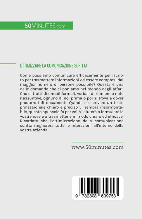 Produktbild: Ottimizzare la comunicazione scritta