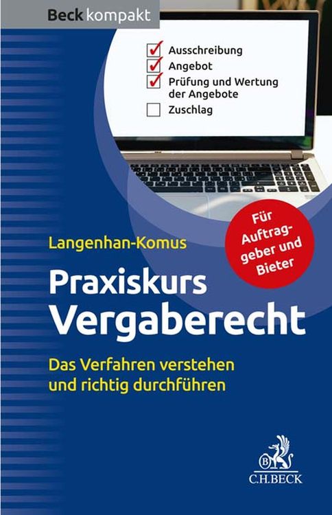 Bild vom Artikel Praxiskurs Vergaberecht vom Autor Maike Langenhan-Komus