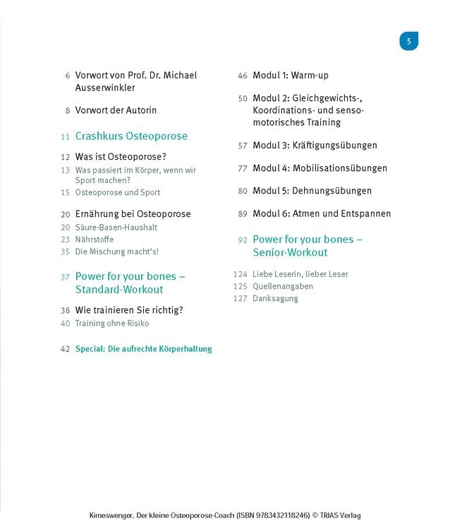 Produktbild: Der kleine Osteoporose-Coach