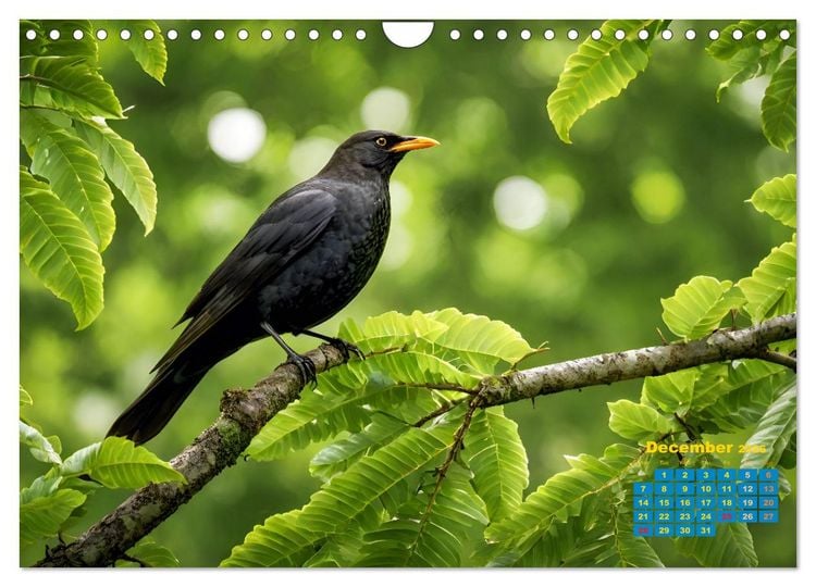 Produktbild: Singers from our regions - Our intimate nature (Wall Calendar 2026 DIN A4 landscape), CALVENDO 12 Month Wall Calendar
