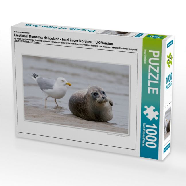 Produktbild: CALVENDO Puzzle Ein Motiv aus dem Kalender Emotional Moments: Heligoland - Insel in der Nordsee. / UK-Version | 1000 Teile Lege-Gr&ouml;&szlig;e 64x48cm Foto-Puzzle f&uuml;r gl&uuml;ckliche Stunden