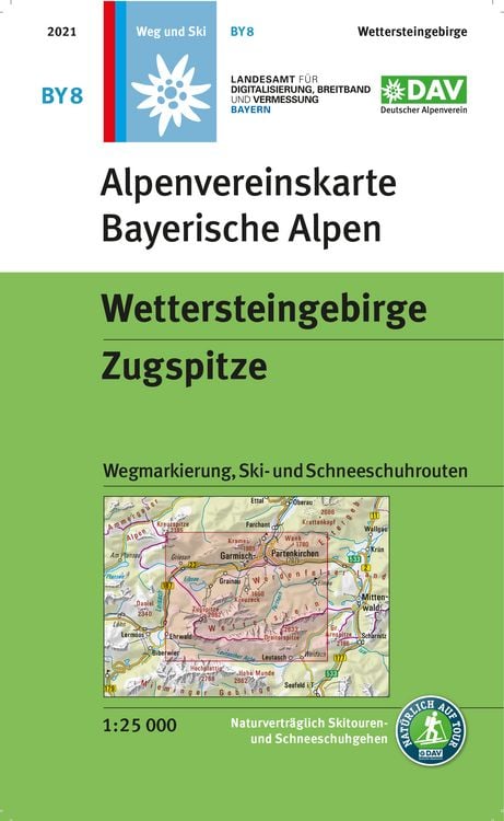 Produktbild: Wettersteingebirge, Zugspitze 1:25 000