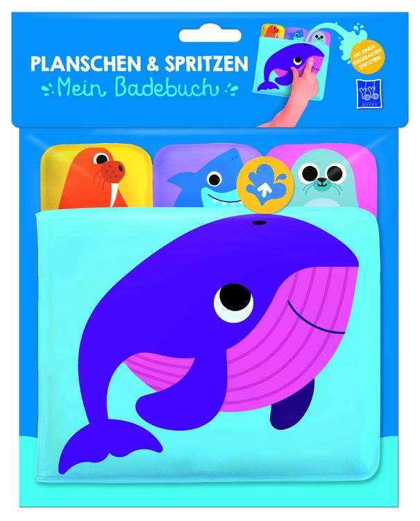 Produktbild: Planschen & Spritzen - Mein Badebuch (Wal)