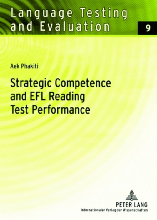 Produktbild: Strategic Competence and EFL Reading Test Performance