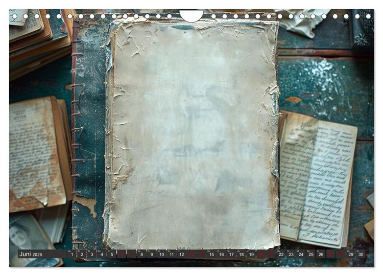 Produktbild: DIY Vintage Momente (Wandkalender 2026 DIN A4 quer), CALVENDO Monatskalender