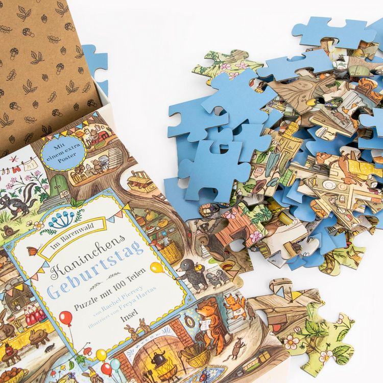 Produktbild: Im B&auml;renwald. Kaninchens Geburtstag. Puzzle mit 100 Teilen f&uuml;r Kinder ab 4 Jahre