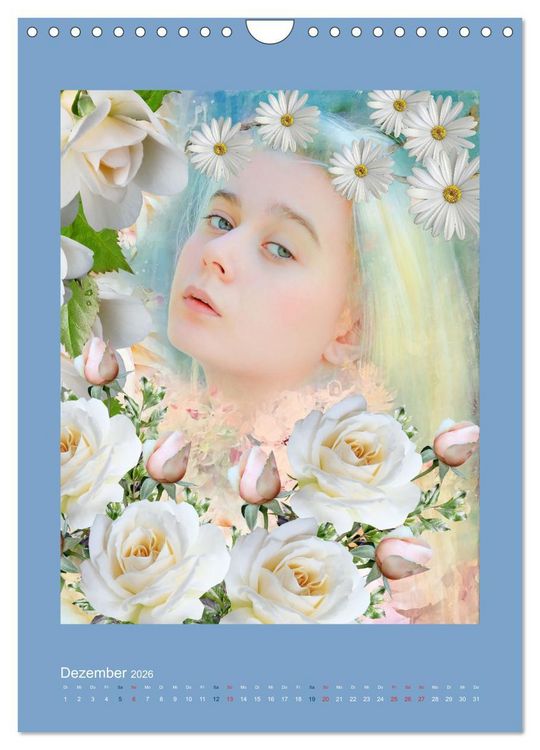 Produktbild: Blumen Melodie (Wandkalender 2026 DIN A4 hoch), CALVENDO Monatskalender